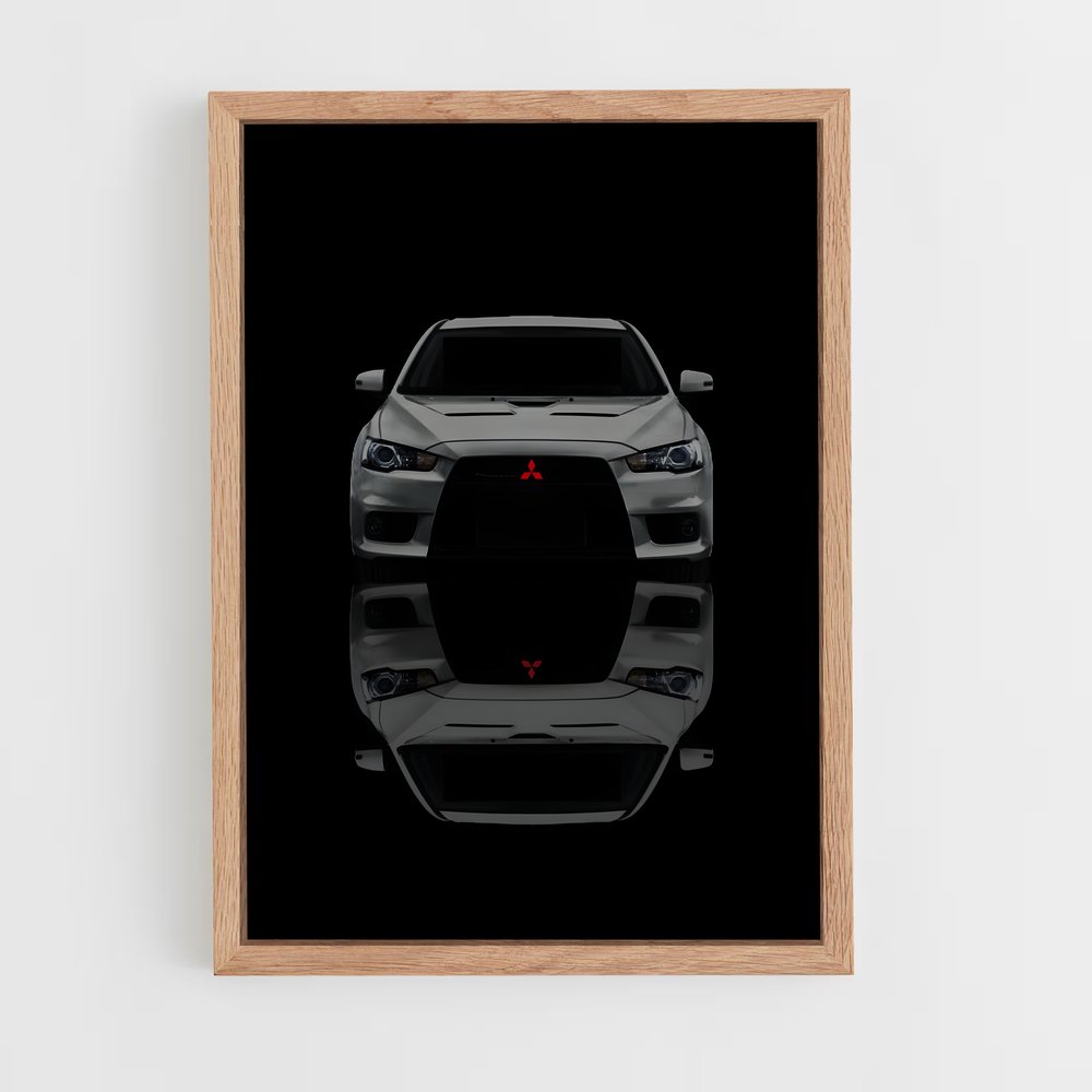Poster Lancer Xcellence – affiche Mitsubishi (vue 4)